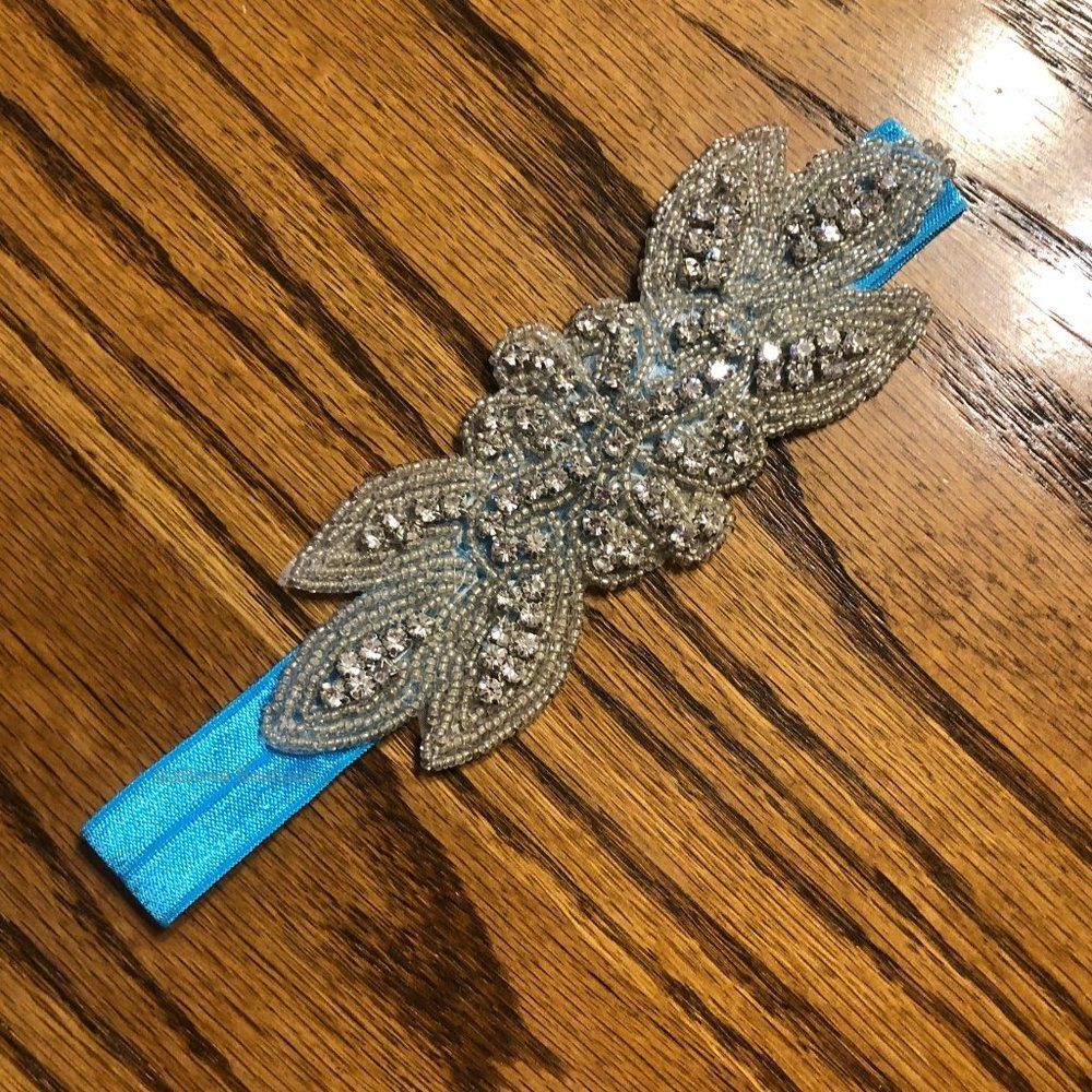 Tourquoise Jeweled Headband  TOUJEW  Handmade NWT Boutique